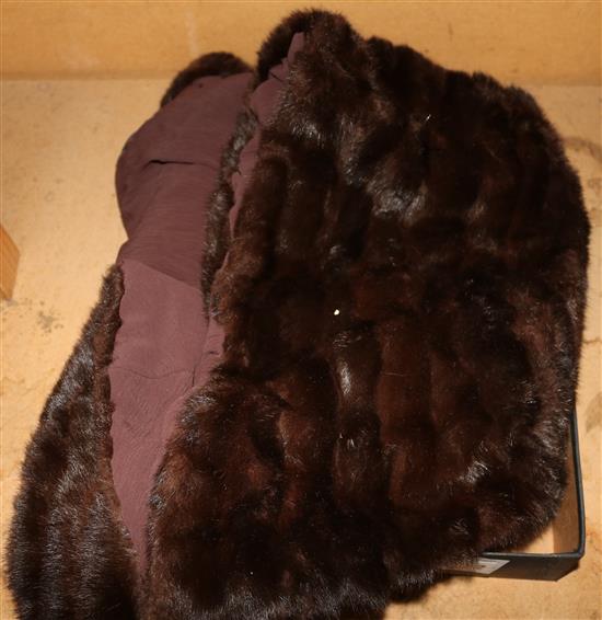Squirrel stole, approx size 12